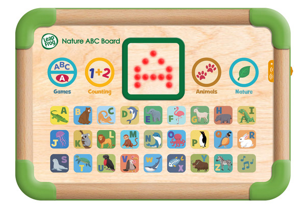 VTech will source materials from responsibly managed forests certified by Forest Stewardship Council® for the new wooden toy - Touch & Learn Nature ABC Board™.