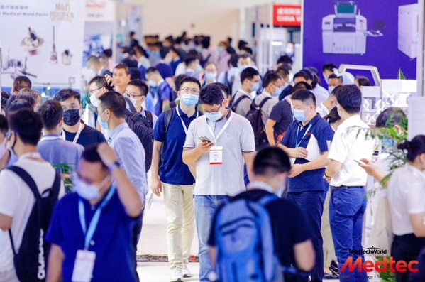 Bustling crowd at Medtec China 2020