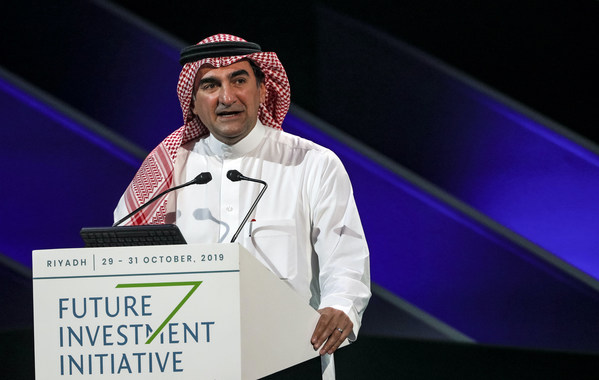 H.E. Yasir Al-Rumayyan, Governor of Saudi Arabia’s Public Investment Fund and FII Institute Chairman, speaking at the opening of the 3rd Edition of FII on 29 October 2019