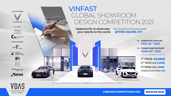 VDAS launches VinFast global showroom design competition, total prize valued over USD 60,000