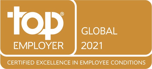 2021年“全球杰出雇主”
