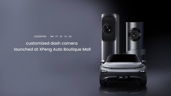 DDPAI x XPeng customized dash camera launched at XPeng Auto Boutique Mall