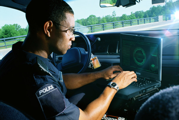 Getac S410 is perfect for patrols, day or night, in-vehicle or outdoors