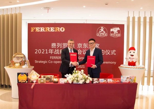 The Strategic Co-operation Signing Ceremony of Ferrero and Dada Group