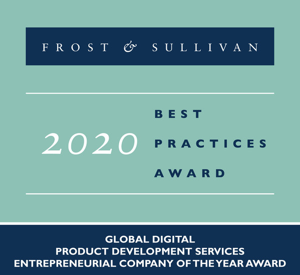 2020 Global Digital Product Development Services Entrepreneurial Company of the Year Award