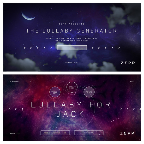Create your personalized lullaby now! https://www.zepplullaby.com/
