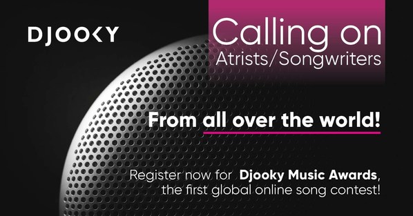 Menjadi idola musik baru di Asia dan dunia bersama Djooky Music Awards. Pendaftaran dibuka bagi peserta dari seluruh dunia hingga 20 Februari.