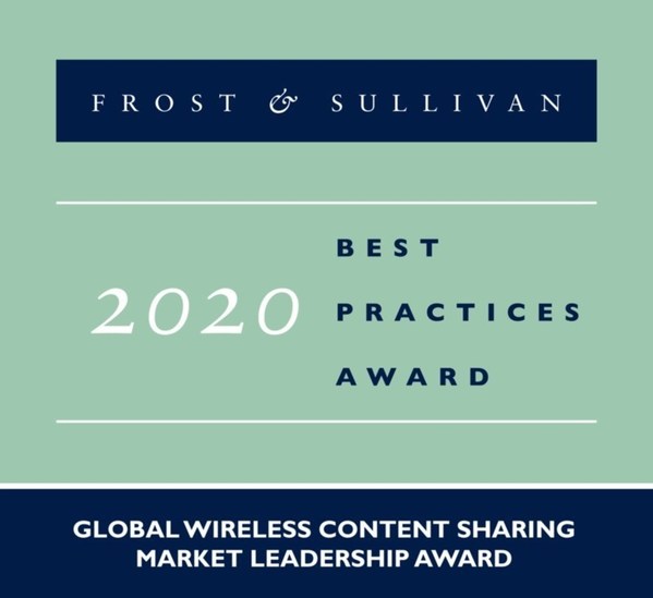 2020 Global Wireless Content Sharing Market Leadership Award