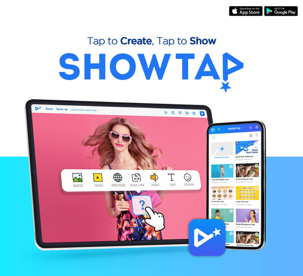 屏上移动演示实时应用“Showtap”正式发布