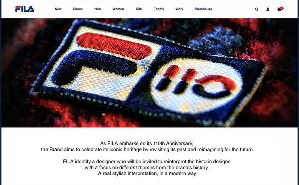 FILA110周年纪念网站