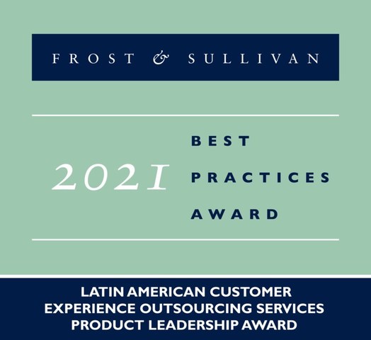 2021 Latin American Customer Experience Outsourcing Services Product Leadership Award