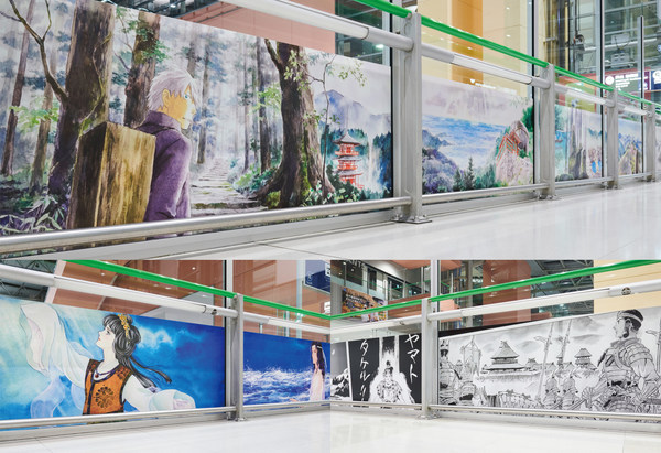Eight Manga Artists' Works Exhibited at Kansai Airport Starting March 20