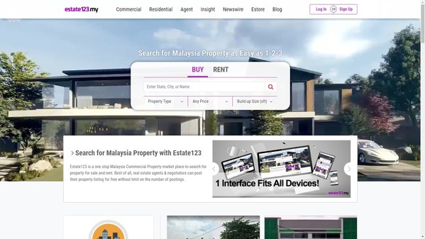 Estate123 Malaysia's Main Page