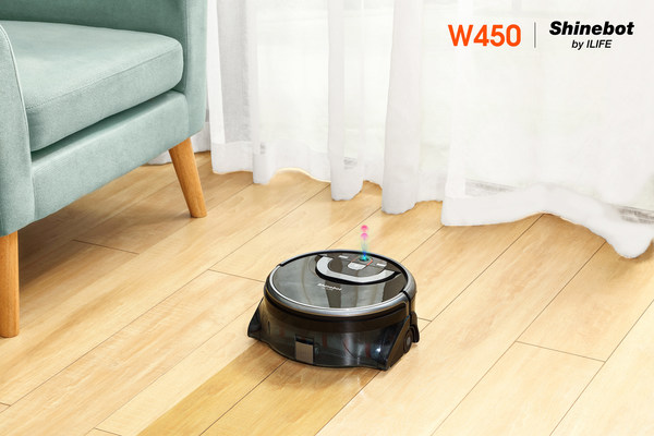 ILIFE Shinebot W450 floor washing robot now available in the United States
