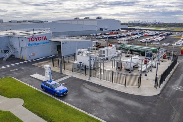 Toyota has unveiled Victoria's first hydrogen production, storage and refuelling facility at the Centre of Excellence