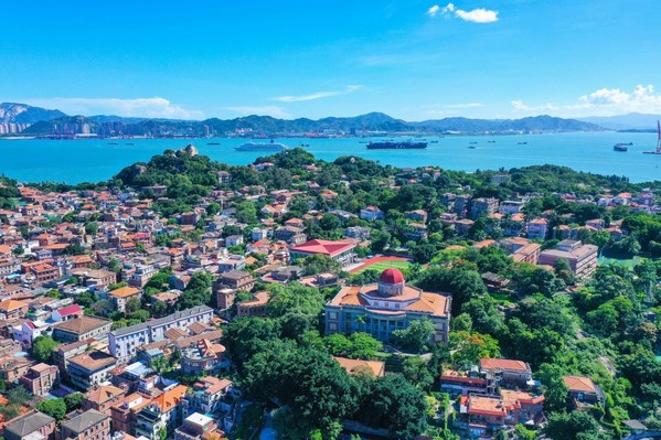 Gulangyu Island, the most popular tourist spot in Xiamen, East China's Fujian province. [Photo provided to China Daily]