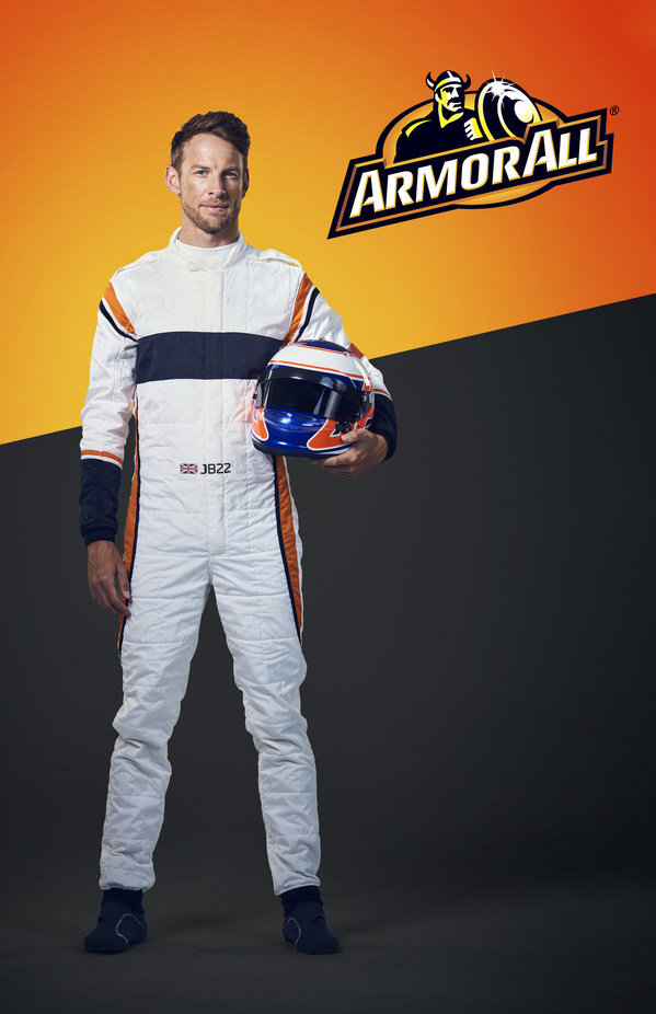 Armor All names Formula 1 Racing legend, Jenson Button, first-ever global brand ambassador. Photo credit: Robert Wilson. Photo used with permission.