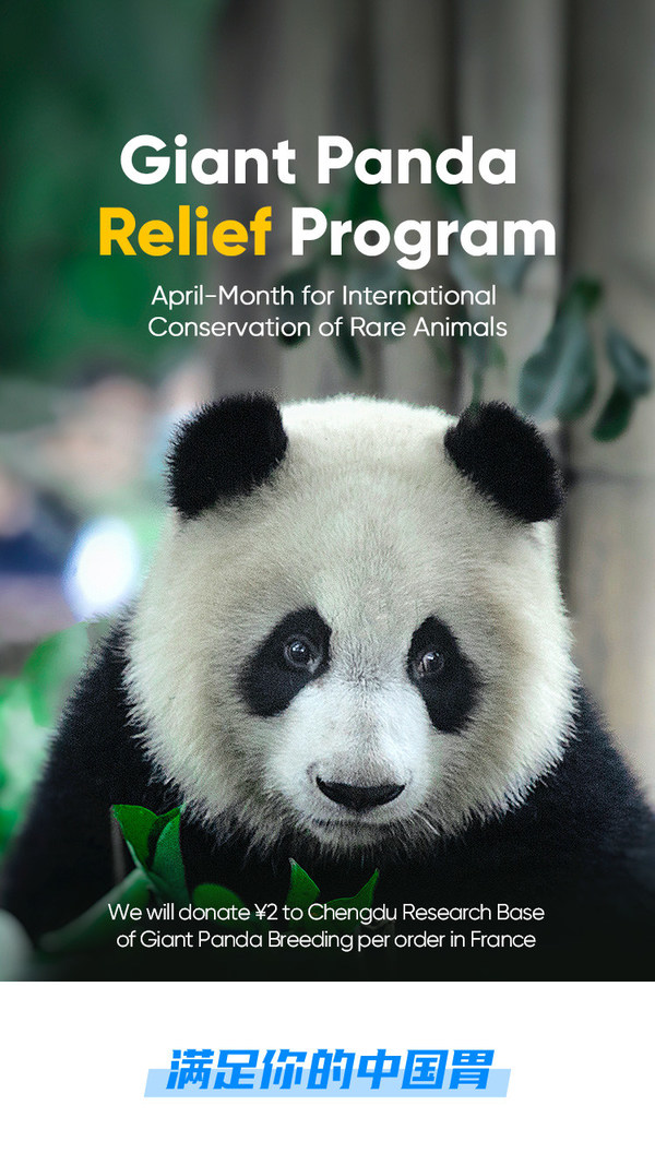 Giant Panda Relief Program Poster