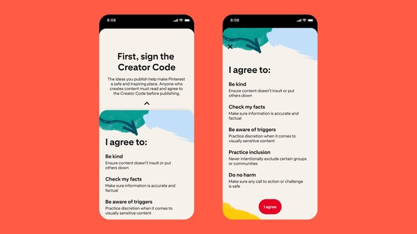 Pinterest Launches ‘Creator Code,’ New Comment Moderation Tools and a Creator Fund to Keep Online Content and Experiences Positive, Safe and Inspiring