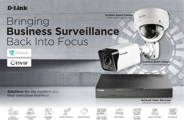 D-Link's New Vigilance Series Solutions Boast Reliable, High-Resolution Business Surveillance