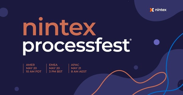 Nintex today announced that registration is open for the company’s annual conference, Nintex ProcessFest® 2021. The conference will highlight latest innovations in process management and automation software with 90-minute virtual keynote and on-demand access to business, technical and partner best practices