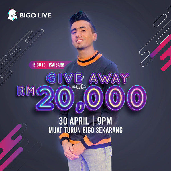 Malaysian YouTuber Isa Isarb Organises Third Cash Giveaway on Bigo Live to Spread Hope and Joy during Ramadan