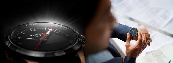 天梭腾智-无界系列腕表，一枚真正的瑞士腕表，将带来更为智慧、创新的交互体验