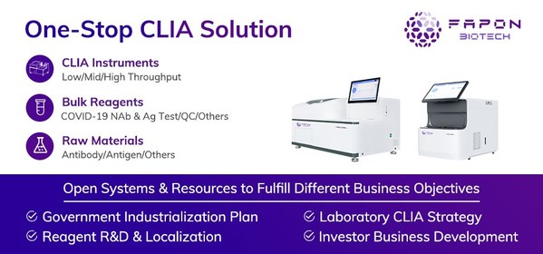 Fapon Biotech One-Stop CLIA Solution