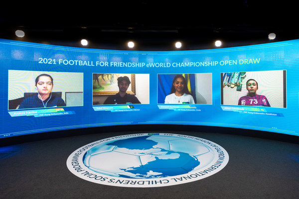 Football for Friendship draws teams for this year's "Football for Friendship eWorld Championship"