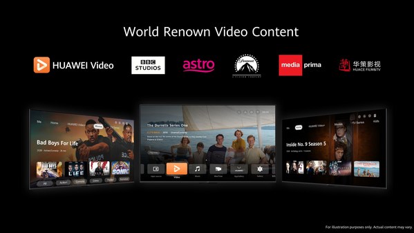 HUAWEI Vison S Series Brings Huawei Mobile Services Experience to the Living Room