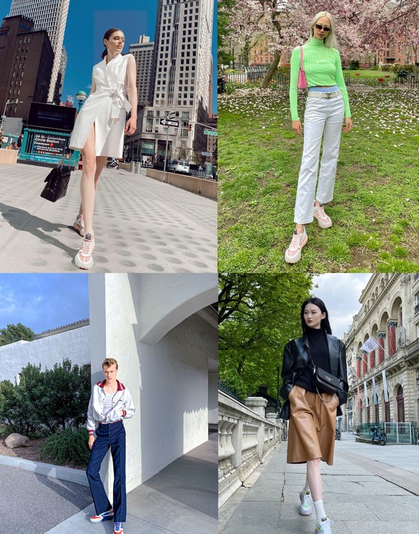 Coco Rocha、Lucky Blue Smith、Soo Joo Park、贺聪等众多国际超模上身穿搭