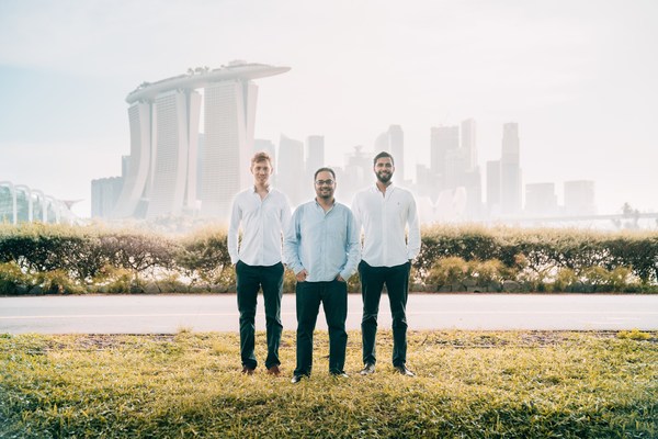 Una Brands Singapore-based Co-Founders (from left to right): Tobias Heusch, Kiren Tanna and Kushal Patel