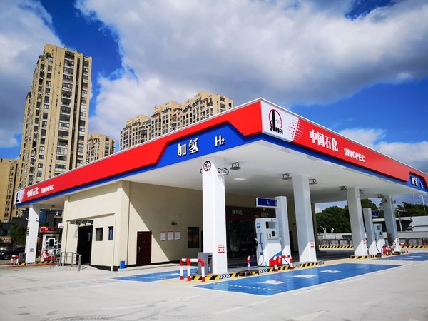 Sinopec の水素燃料補給ステーションは中国で既に使用されており、2021年にさらに100カ所のステーションの建設と運用が計画されている
