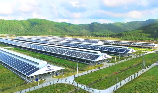 太陽光発電がVinamilkの環境に優しい農業システムに配備される