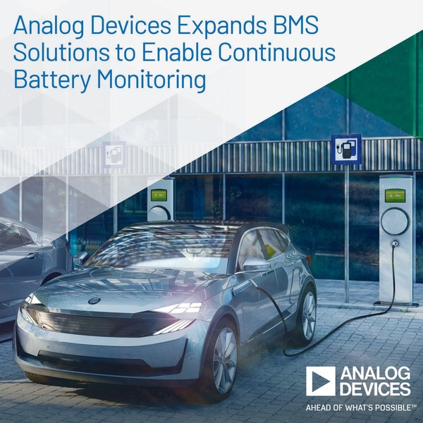 ADI擴展BMS產品系列實現連續電池監測