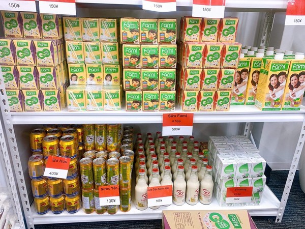 Vinasoy’s products at Viet supermarket in Japan.