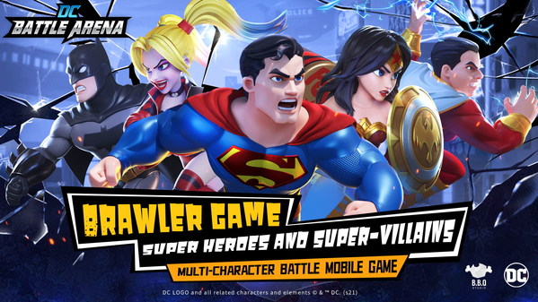 DC genuine authorized superhero fighting mobile game