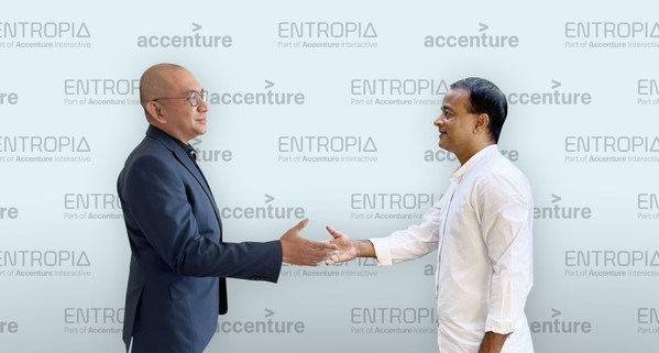 (From left) Azwan Baharuddin, country managing director, Accenture Malaysia with Prashant Kumar, founder and senior partner, Entropia