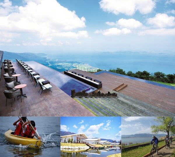 日本最大湖泊「琵琶湖」，在滋賀縣大津市迎來初夏陸續新開幕
