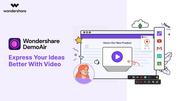 Wondershare Launches the DemoAir Chrome Extension to Record, Edit, and Share Videos Instantly