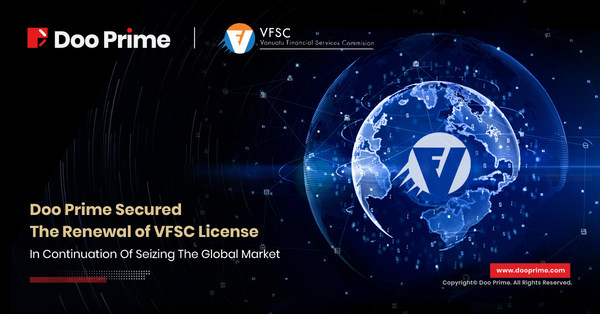 Doo Prime Secured The Renewal of VFSC License In Continuation Of Seizing The Global Market