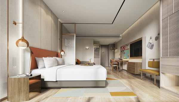 客房采取创新的空间布置和细致的居家便利设施，让宾客享受自在的生活节奏