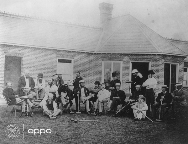 All England Croquet Club (Photo: AELTC) The All England Croquet Club members are pictured outside the Wimbledon pavilion in 1870. In 1877, after the first tennis tournament, the club changed its name to The All England Croquet and Lawn Tennis Club. Using one billion colours, the image, originally in black and white, brings new life to the roots of the much-loved sport. Launched today to celebrate the return of Wimbledon. The Courting the Colour collection restores the emotion of seven iconic moments from tennis history, bringing the excitement and passion back to the sport. View the collection, here: https://events.oppo.com/en/oppo-and-tennis/#awakencolour