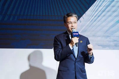 中奥总裁陈慷表示:gen3电梯是奥的斯全球同步的产品,此次为中国首发