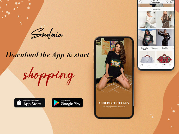 Soulmia shopping app is now available.