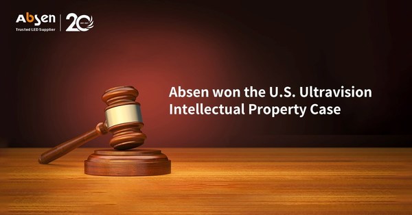 AbsenがUltravisionとの特許紛争で勝訴