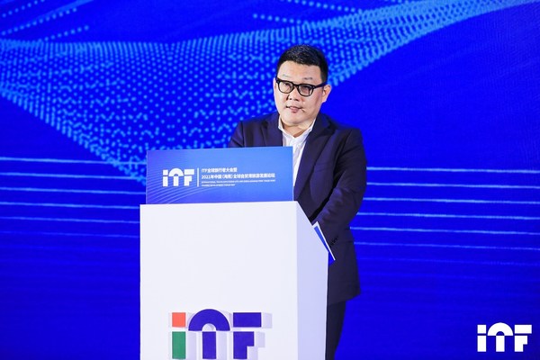 Benny Wang, Vice President of Trip.com Group at the International Travelers’ Forum in Sanya.