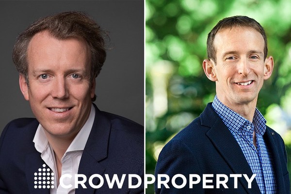 Michael Bristow and David Ingram — CEOs of CrowdProperty UK and Australia respectively.