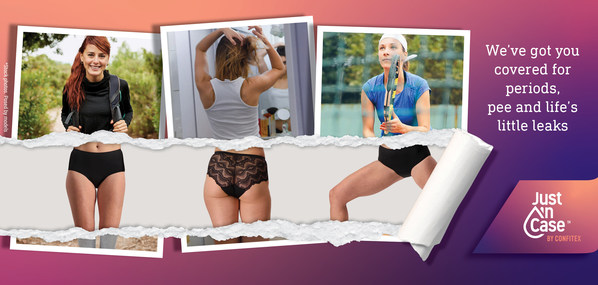 Confitex_JustnCase_Period_Panties range of leakproof underwear for sport, work and life on the go