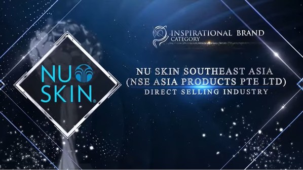 Nu Skin Southeast Asia (NSE Asia Products Pte Ltd) Awarded Inspirational Brand Award at the Asia Pacific Enterprise Awards 2021 Regional Edition